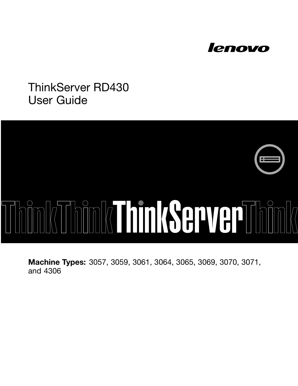 Lenovo RD430 User Manual | 218 pages