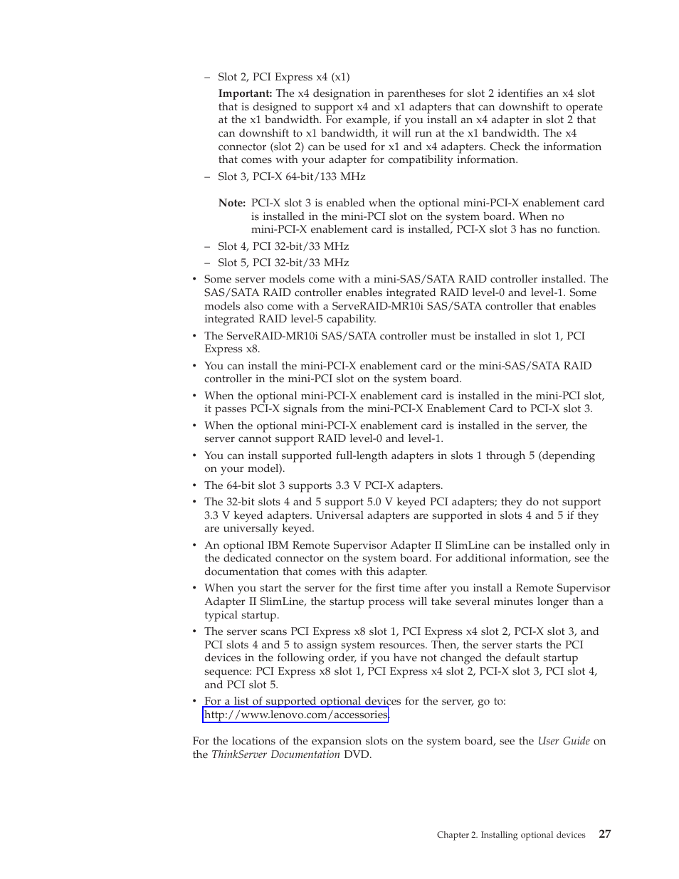 Lenovo THINKSERVER TS100 6434 User Manual | Page 41 / 110