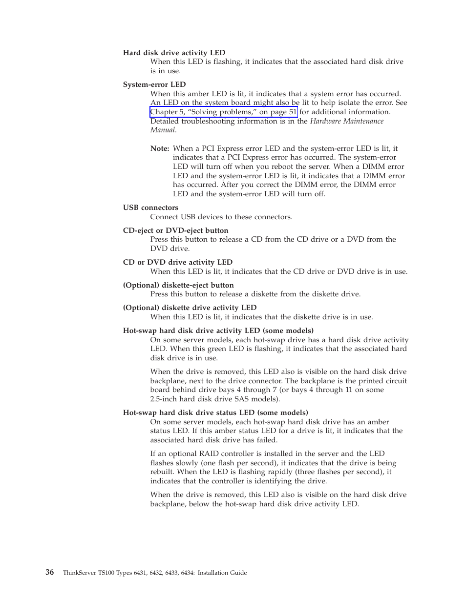 Lenovo THINKSERVER TS100 6434 User Manual | Page 50 / 110