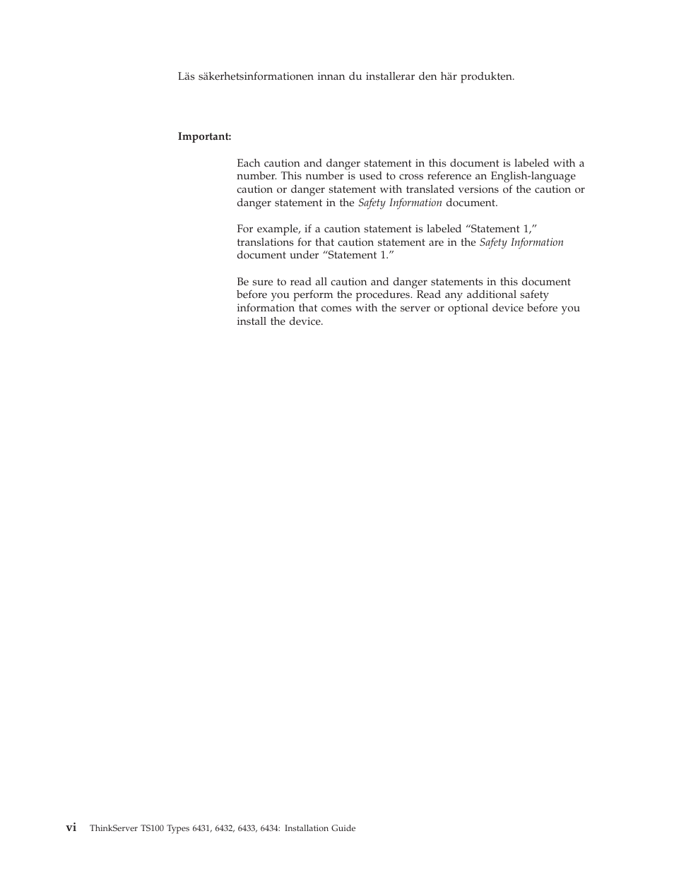 Lenovo THINKSERVER TS100 6434 User Manual | Page 8 / 110