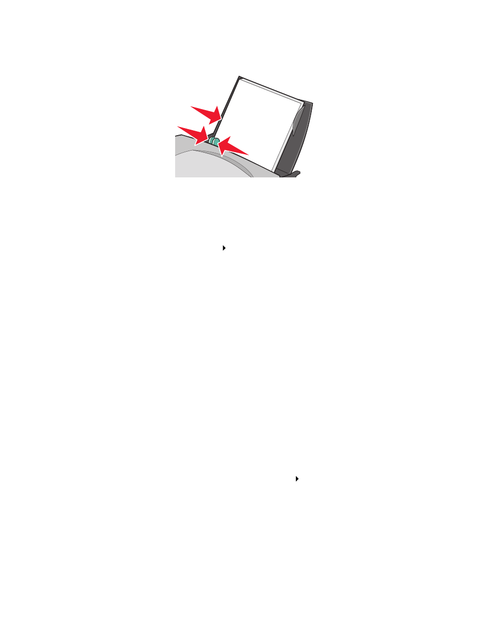 Step 2: customize the print settings, 1 with your document open, click file print, 3 select a paper size | B from the paper size area, select paper, C from the paper size menu, select a4 or letter, 4 select a print layout, B from the layout area, select booklet, 5 enter the number of sheets per bundle | Lenovo 5110 User Manual | Page 25 / 74