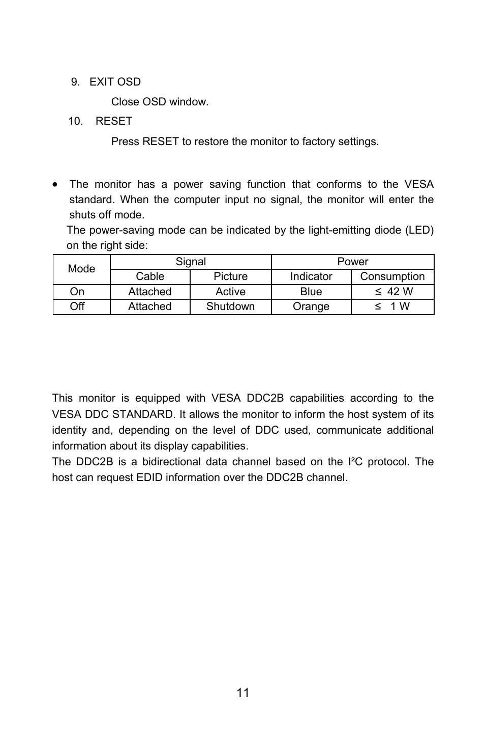 Green monitor, Plug and play | Lenovo LXM-WL19CH User Manual | Page 11 / 17