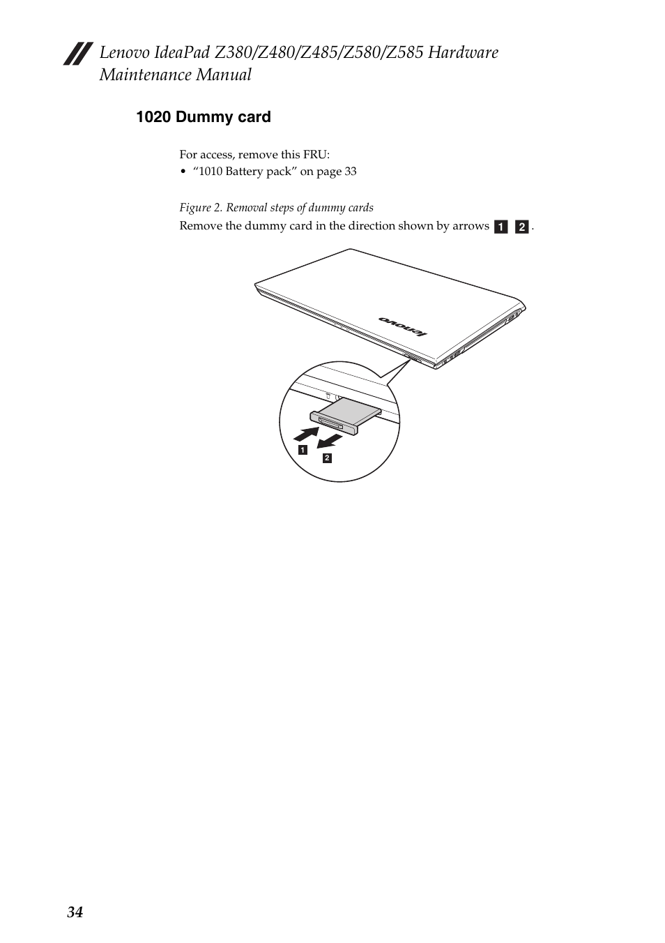 1020 dummy card | Lenovo Z480 User Manual | Page 38 / 132