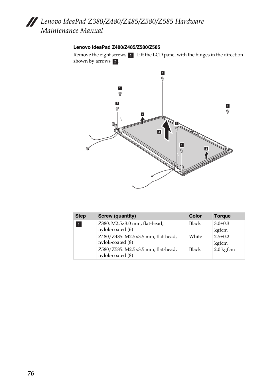 Lenovo Z480 User Manual | Page 80 / 132