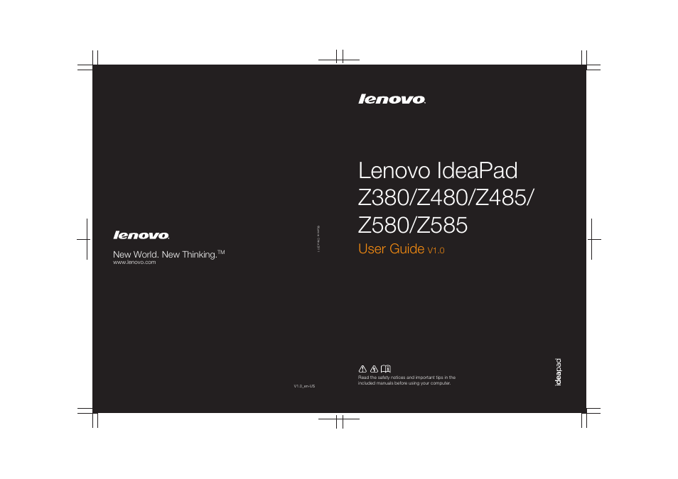 Lenovo Z580 User Manual | 59 pages