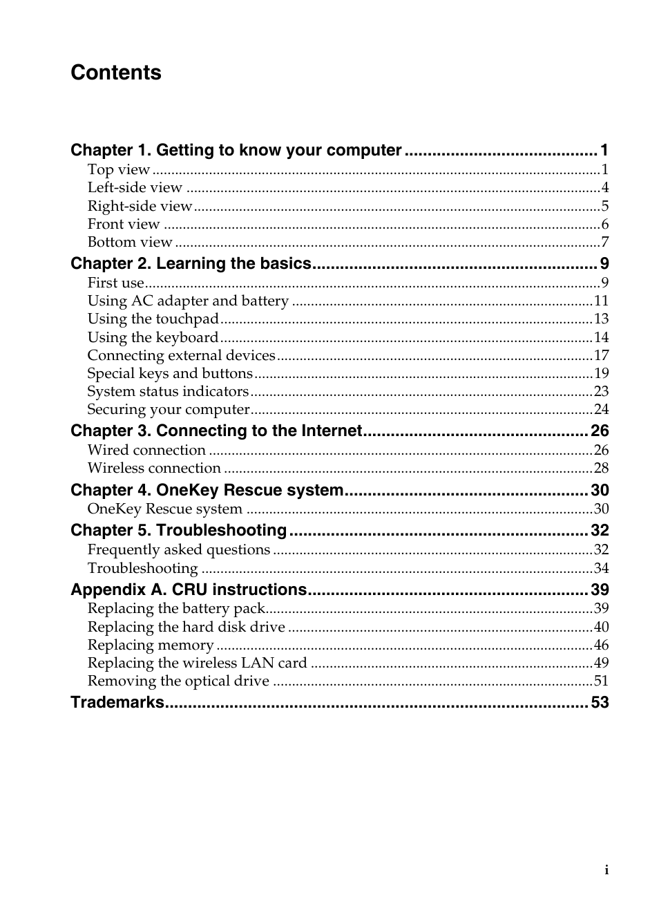 Lenovo Z580 User Manual | Page 3 / 59