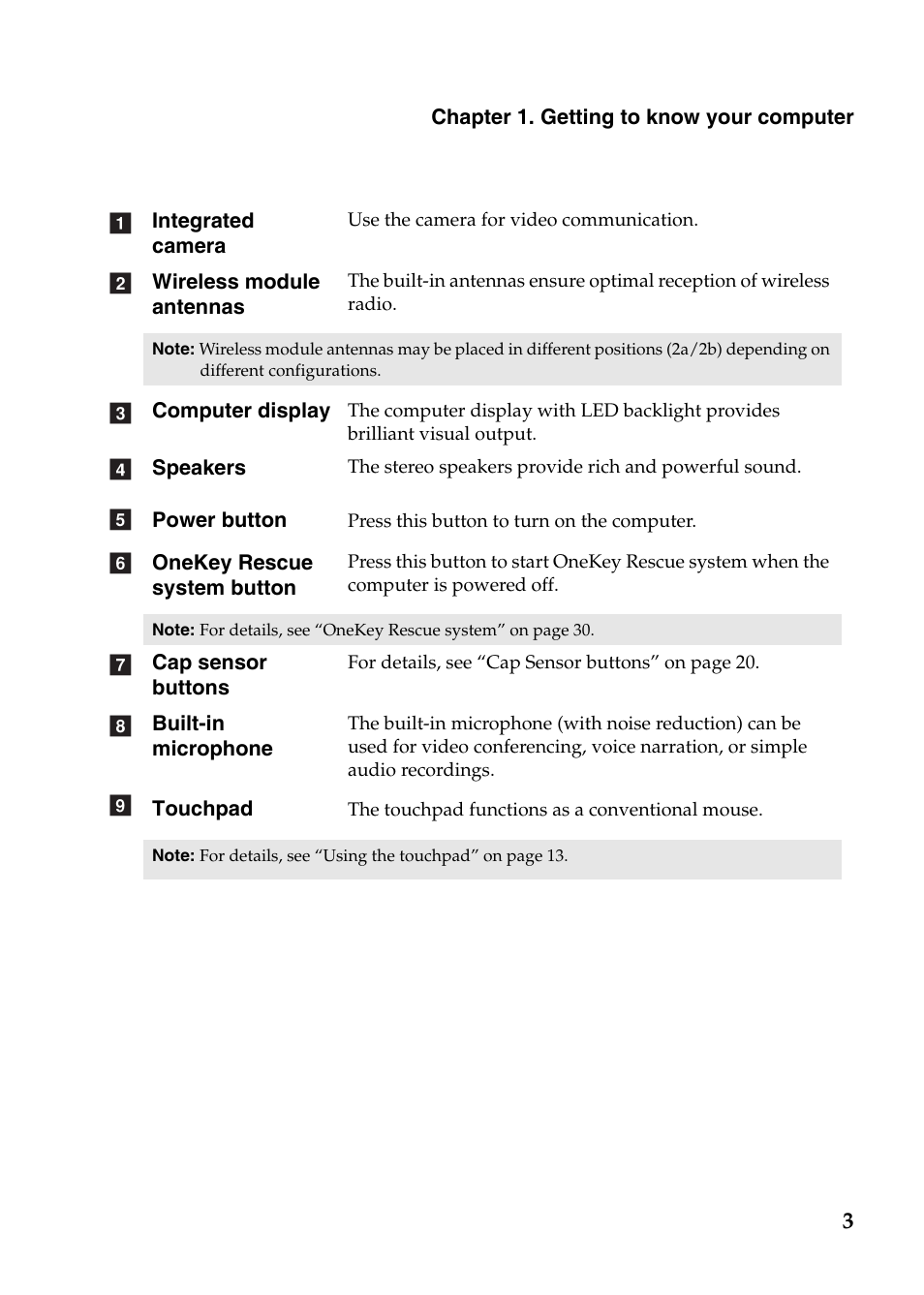 Lenovo Z580 User Manual | Page 7 / 59