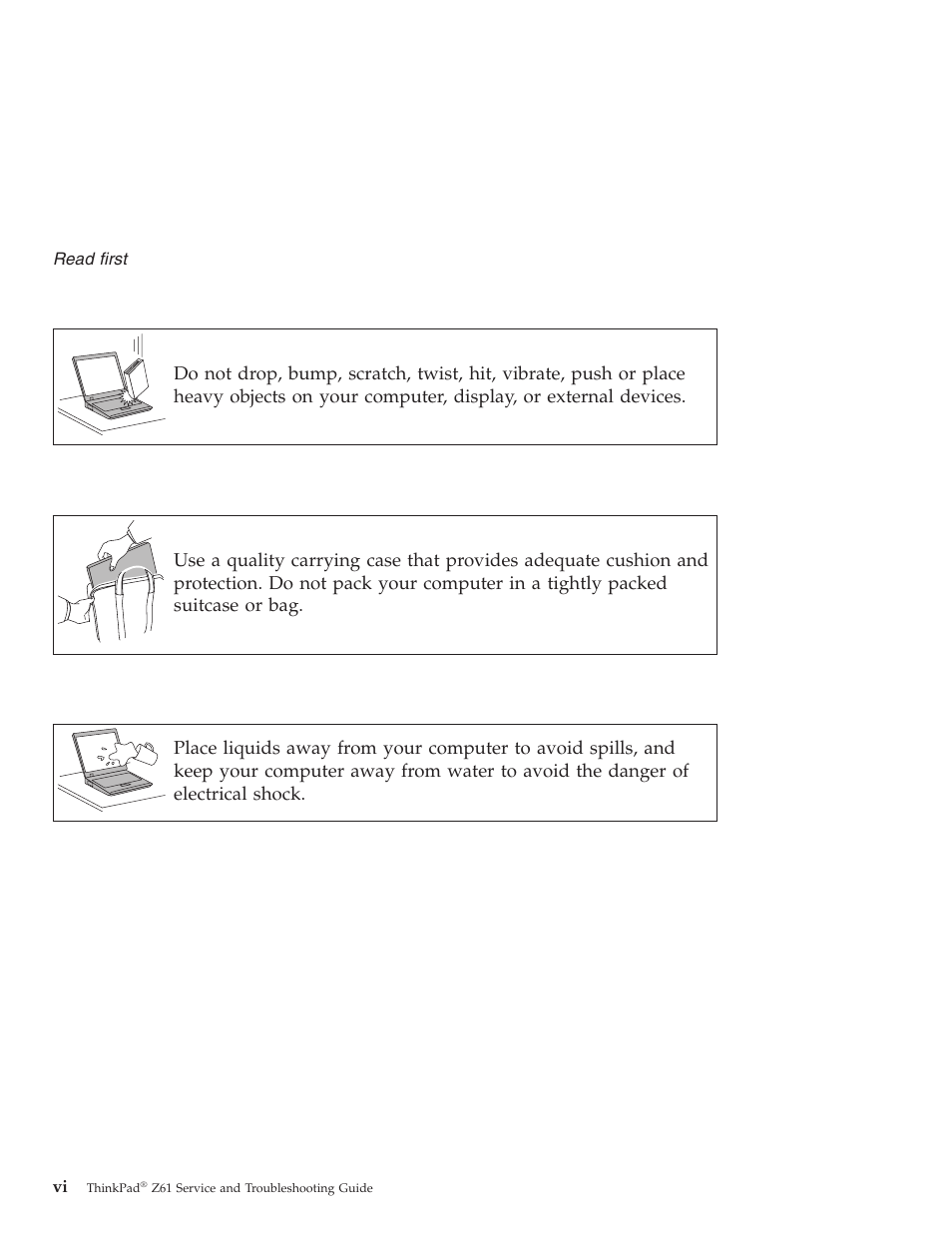 Lenovo Z61t User Manual | Page 8 / 76