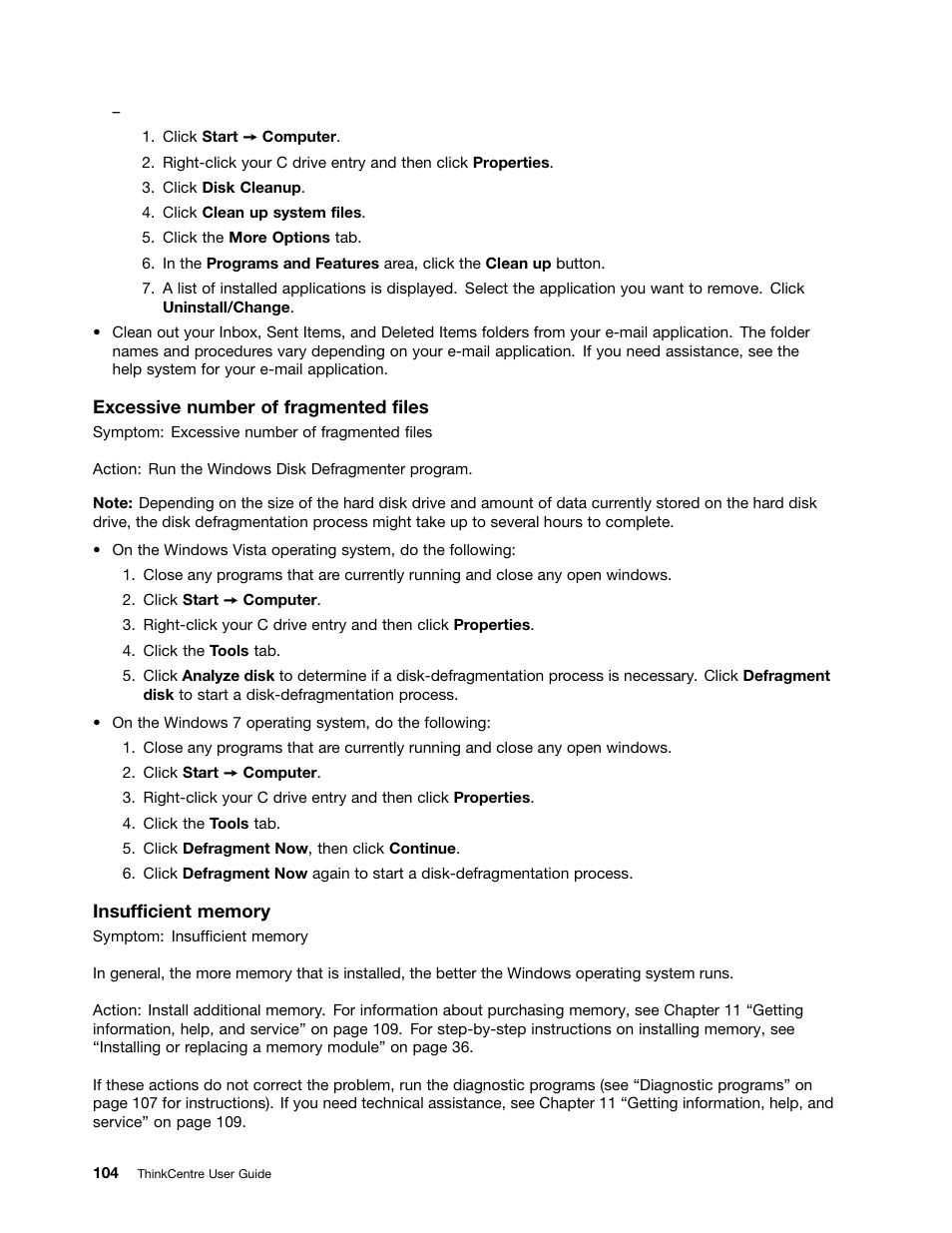 Lenovo THINKCENTRE 4473 User Manual | Page 118 / 142