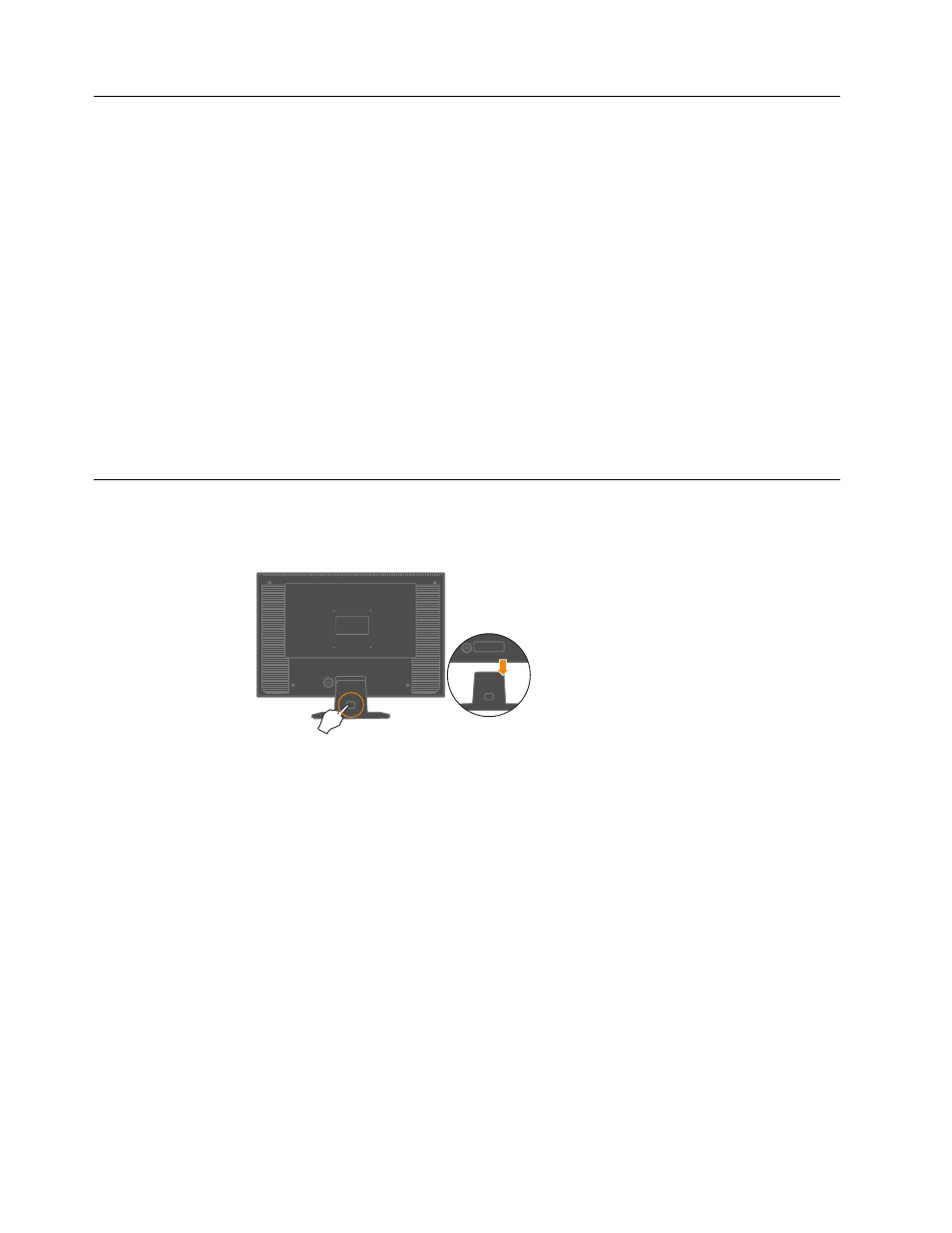 Caring for your monitor, Detaching the monitor stand, Caring for your monitor -8 | Detaching the monitor stand -8 | Lenovo D221 User Manual | Page 18 / 32