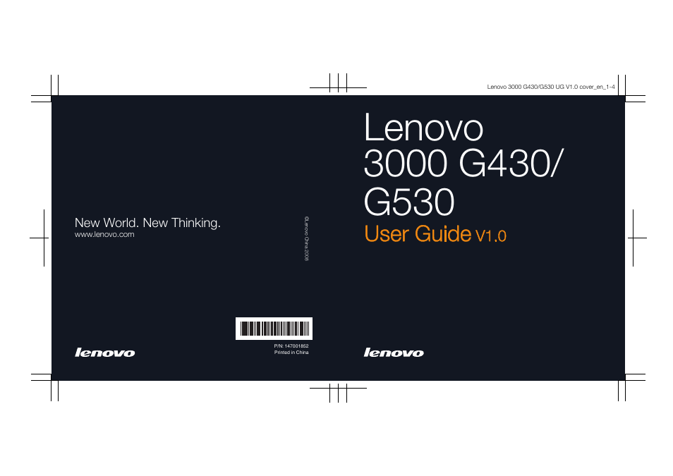 Lenovo 3000 G530 User Manual | 138 pages