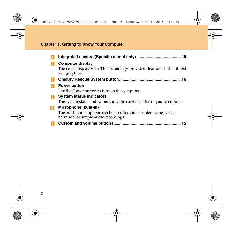 Lenovo 3000 G530 User Manual | Page 10 / 138