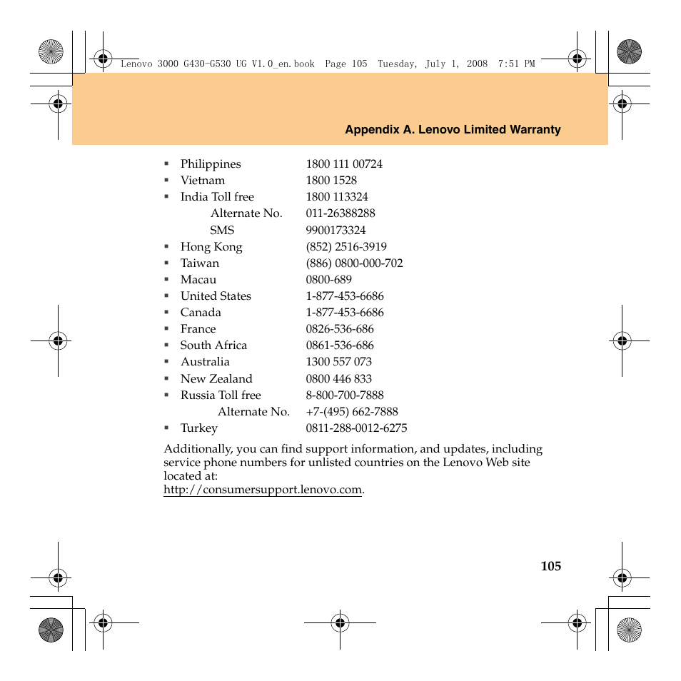 Lenovo 3000 G530 User Manual | Page 113 / 138