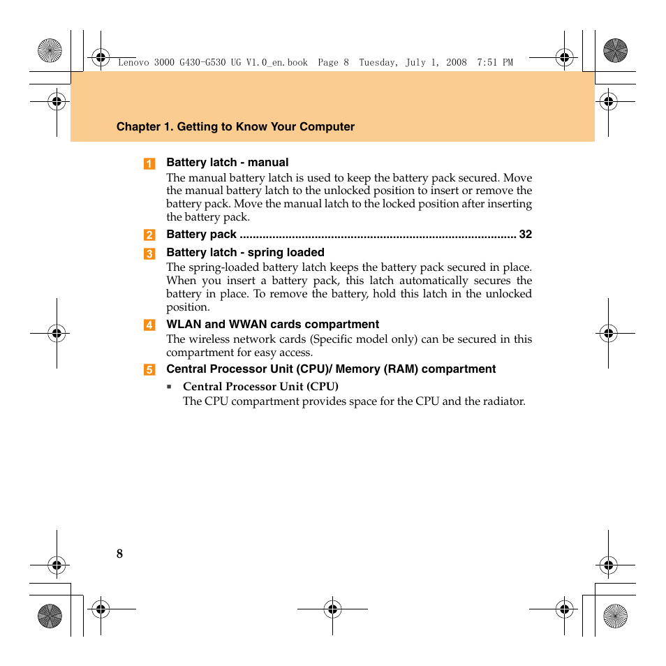 Lenovo 3000 G530 User Manual | Page 16 / 138