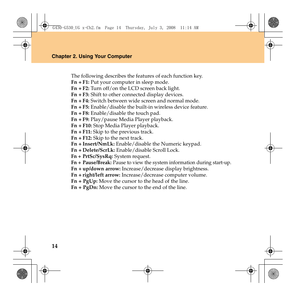 Lenovo 3000 G530 User Manual | Page 22 / 138