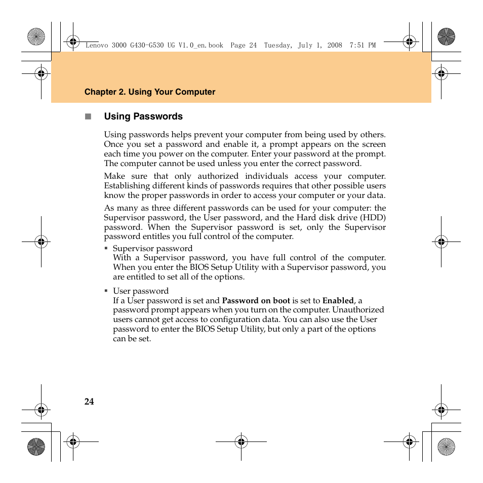 Lenovo 3000 G530 User Manual | Page 32 / 138