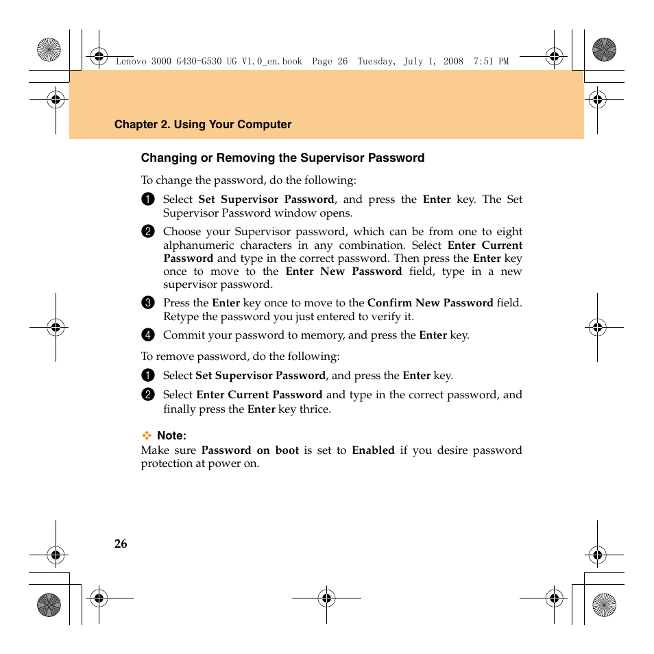 Lenovo 3000 G530 User Manual | Page 34 / 138