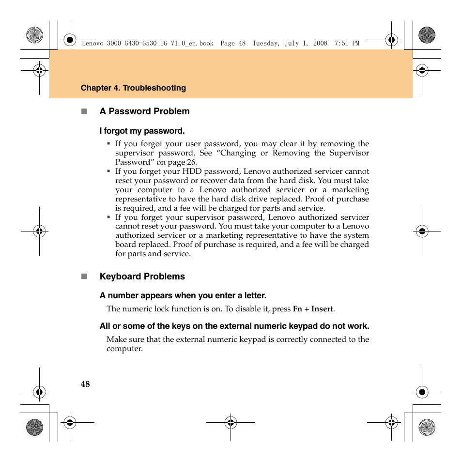 Lenovo 3000 G530 User Manual | Page 56 / 138
