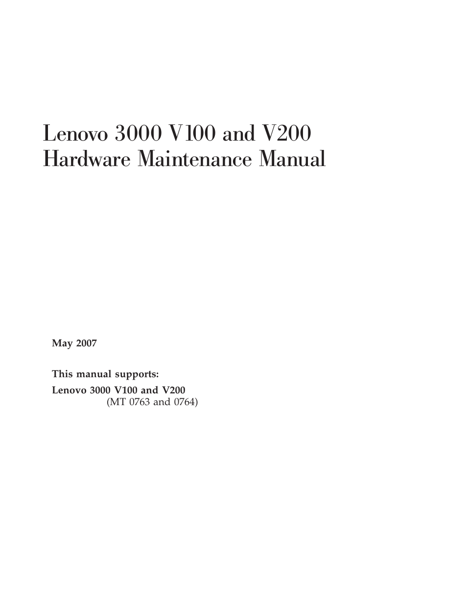 Lenovo V100 User Manual | 126 pages