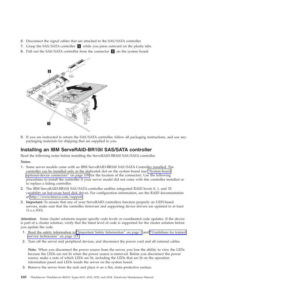 Lenovo THINKSERVER RS210 User Manual | Page 168 / 244