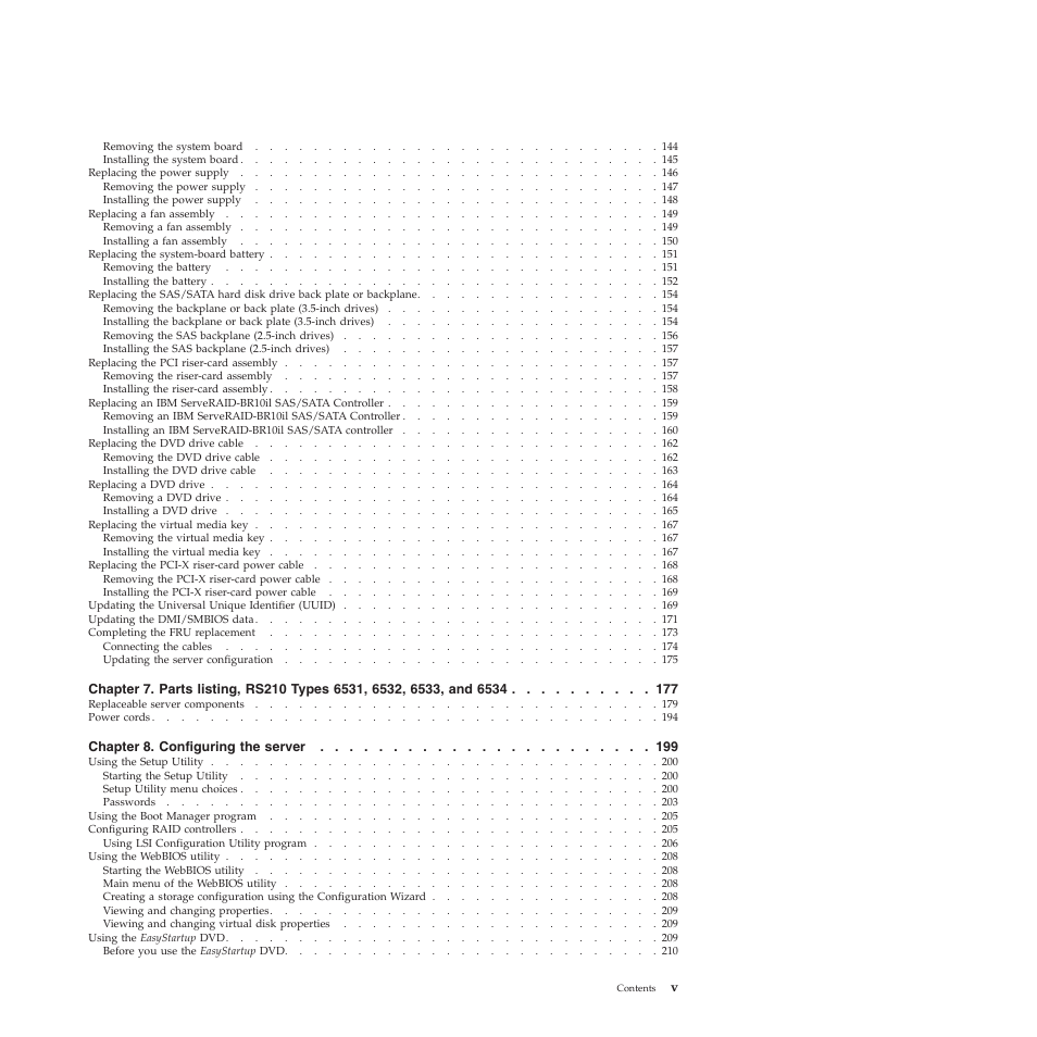 Lenovo THINKSERVER RS210 User Manual | Page 7 / 244