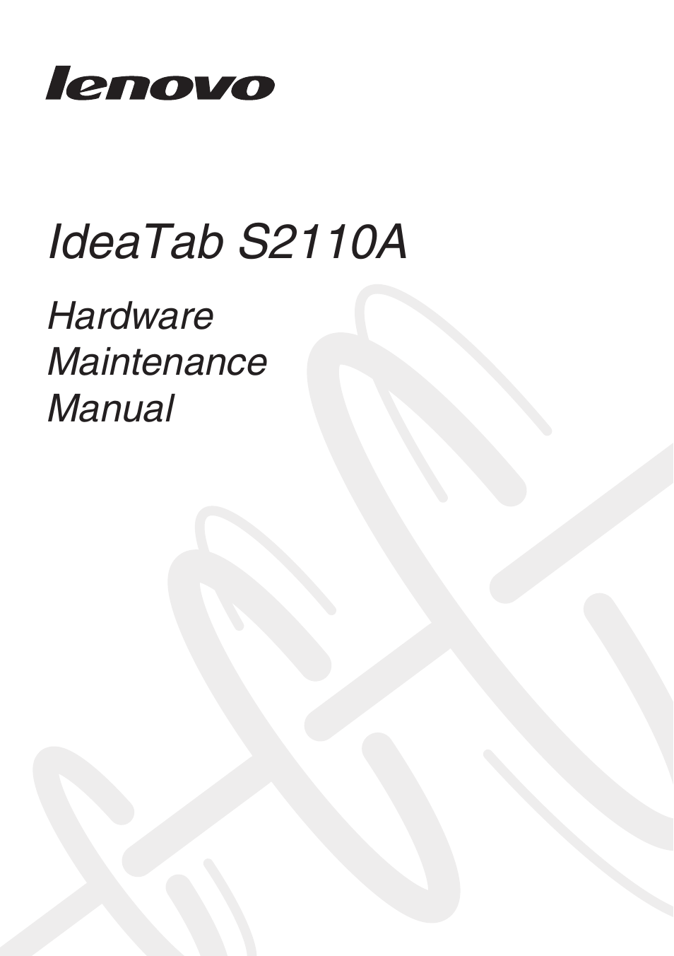 Lenovo S2110A User Manual | 46 pages