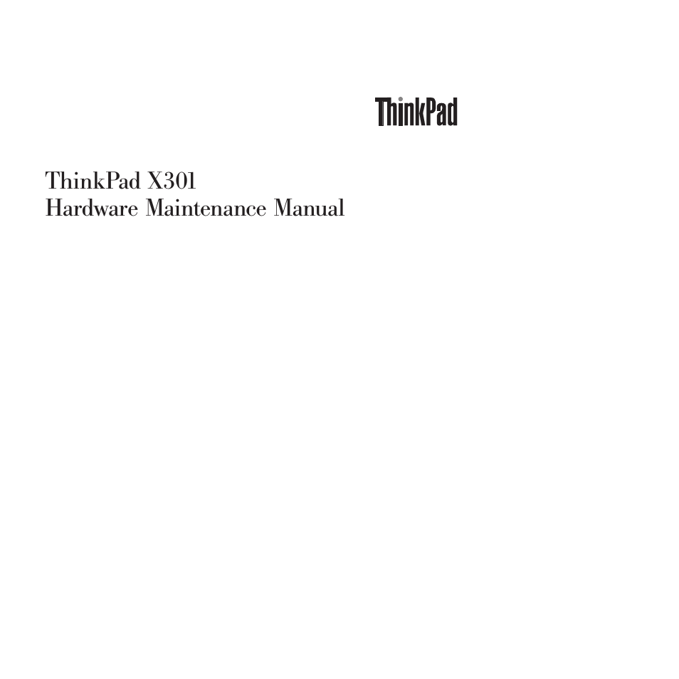Lenovo X301 User Manual | Page 3 / 180