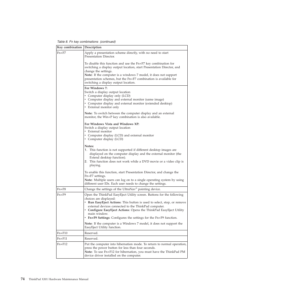 Lenovo X301 User Manual | Page 82 / 180