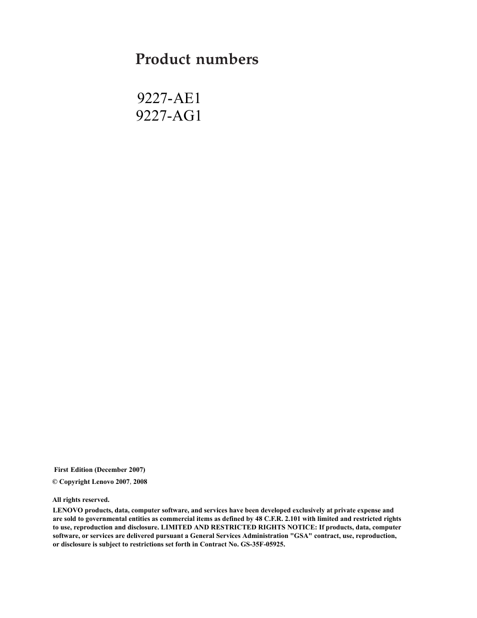 Product, Numbers | Lenovo ThinkVision L174 User Manual | Page 2 / 31