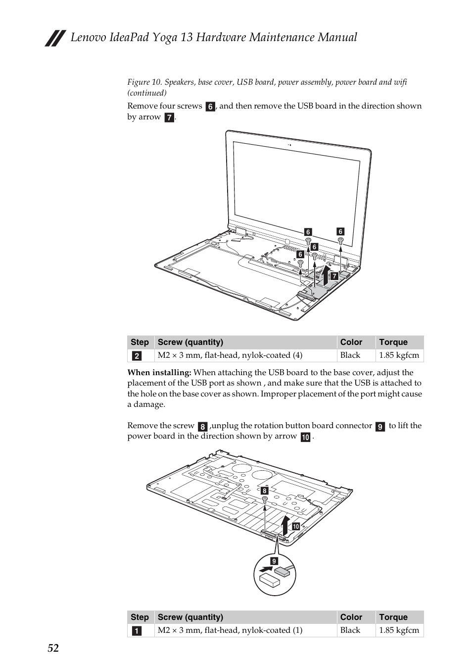 Lenovo ideapad yoga 13 hardware maintenance manual | Lenovo 13 User Manual | Page 56 / 72