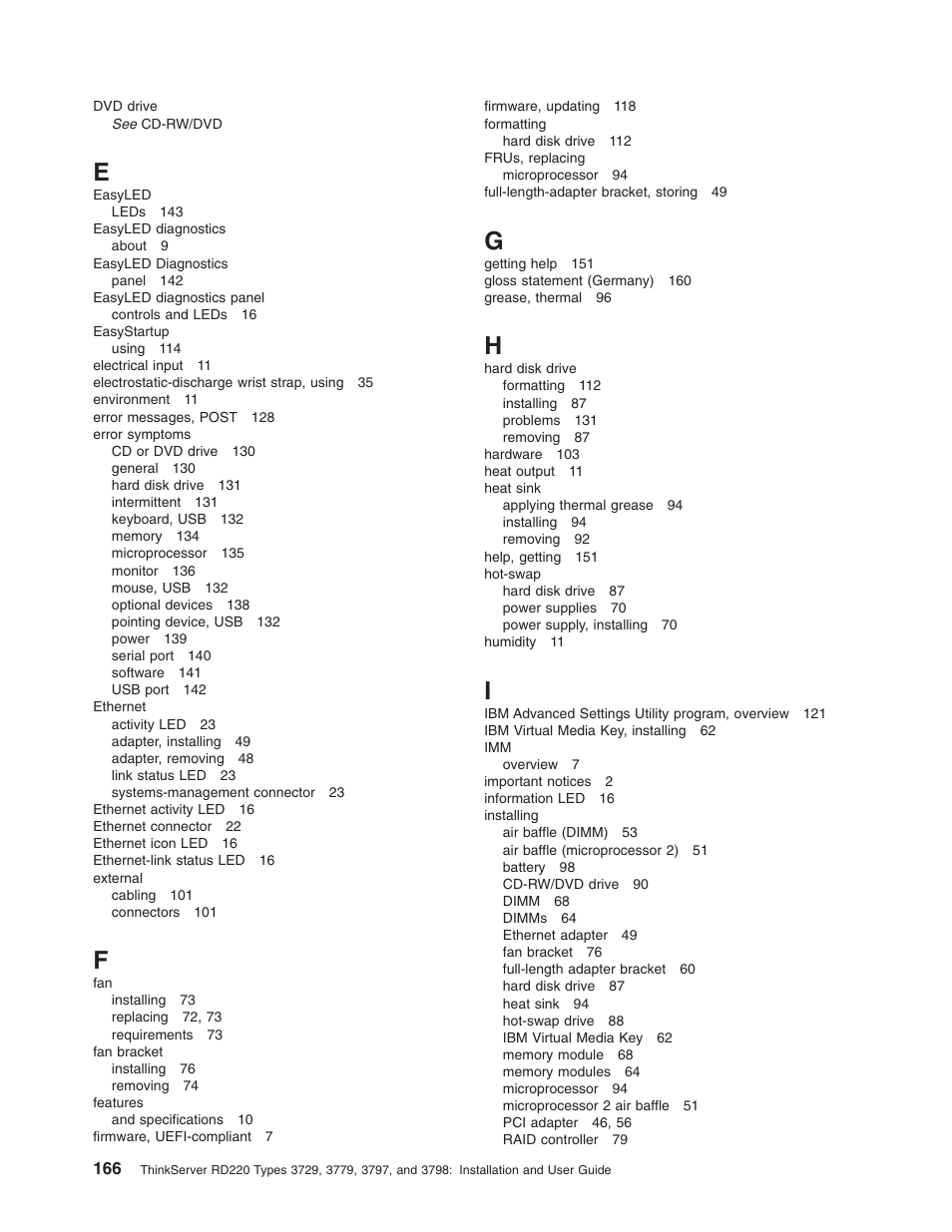 Lenovo 3797 User Manual | Page 182 / 188