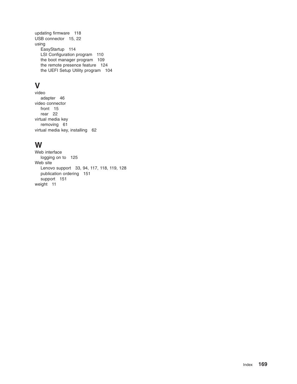 Lenovo 3797 User Manual | Page 185 / 188