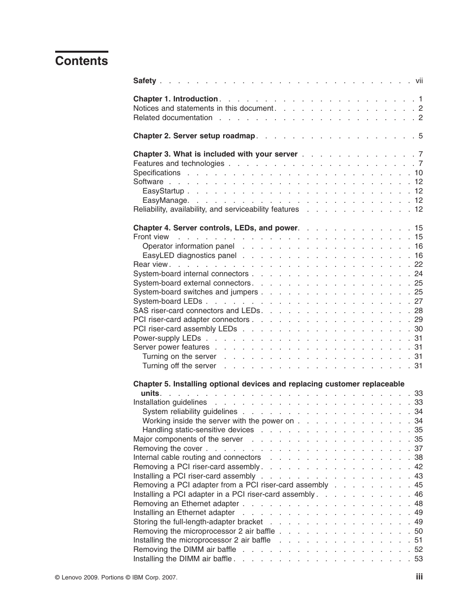 Lenovo 3797 User Manual | Page 5 / 188