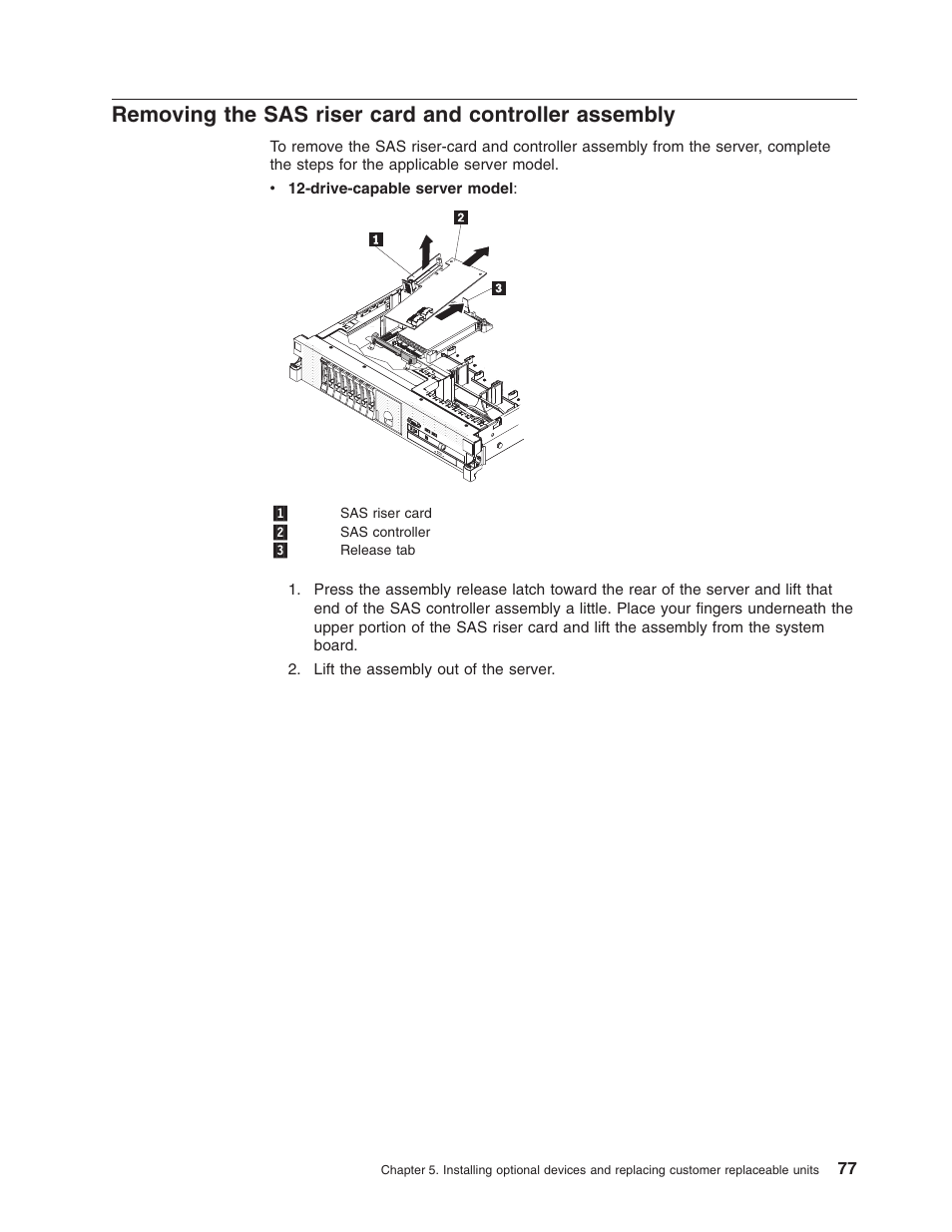 Removing, Riser, Card | Controller, Assembly | Lenovo 3797 User Manual | Page 93 / 188
