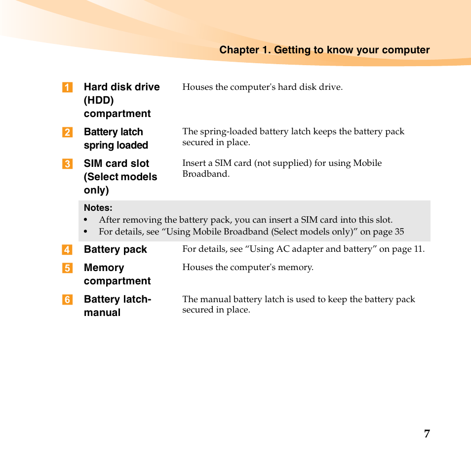 Lenovo IdeaPad U455 User Manual | Page 21 / 142