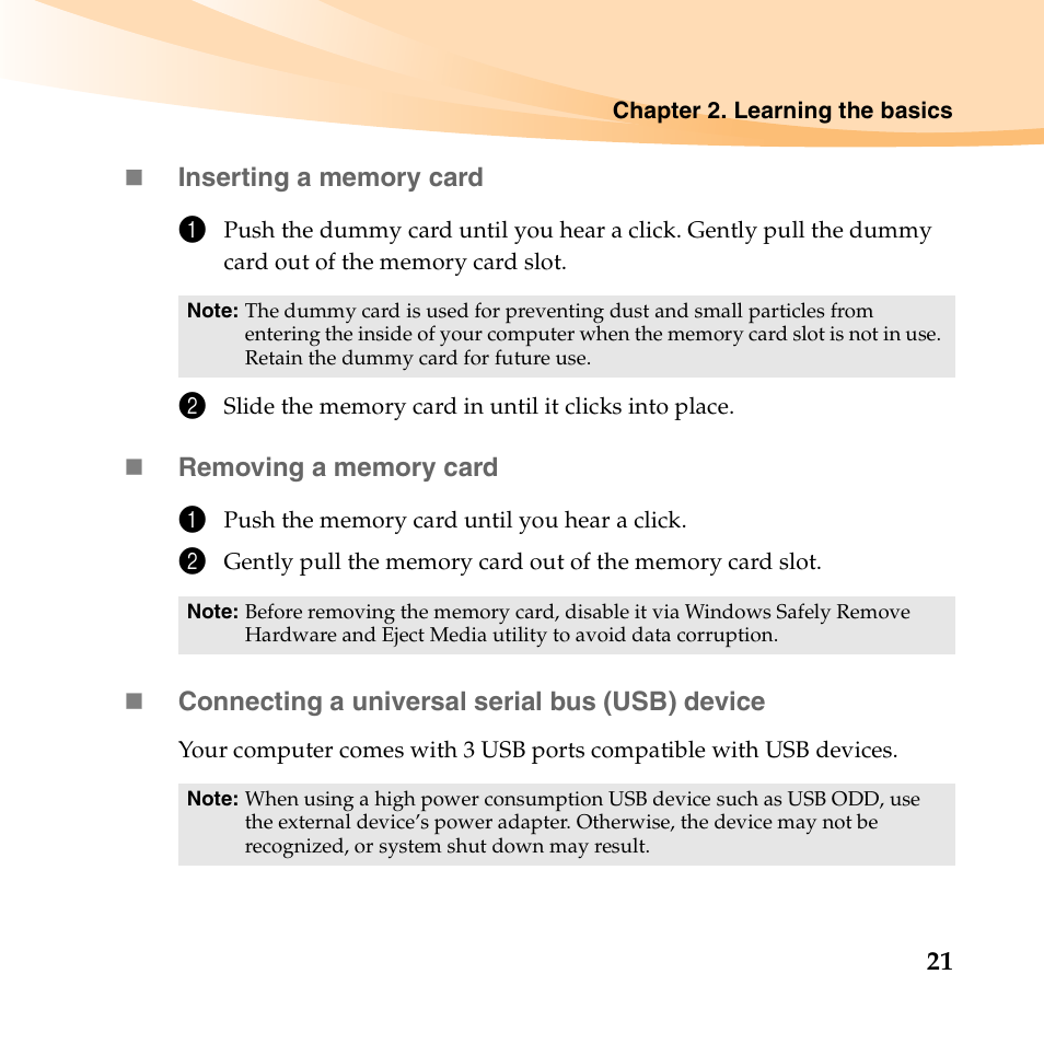 Lenovo IdeaPad U455 User Manual | Page 35 / 142