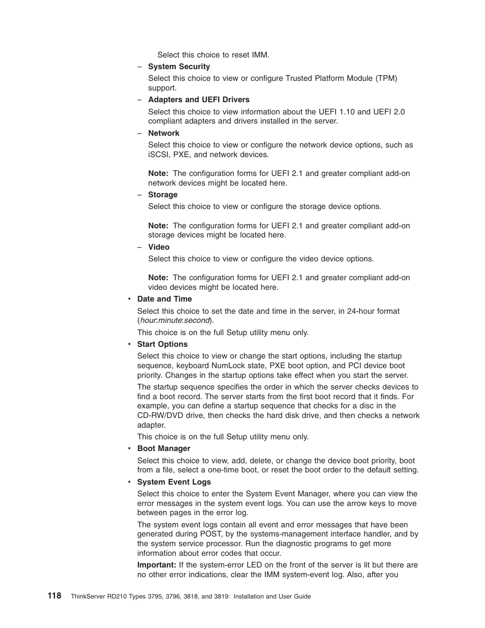 Lenovo RD210 User Manual | Page 134 / 204
