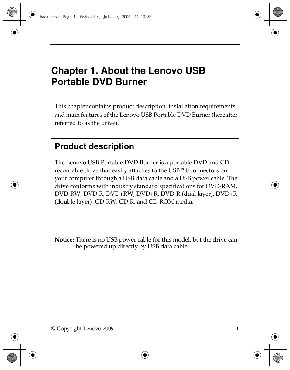 Product description | Lenovo GP20N User Manual | Page 15 / 42