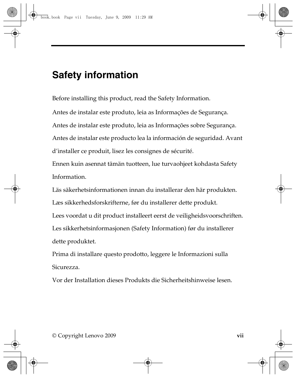 Safety information | Lenovo GP20N User Manual | Page 7 / 42