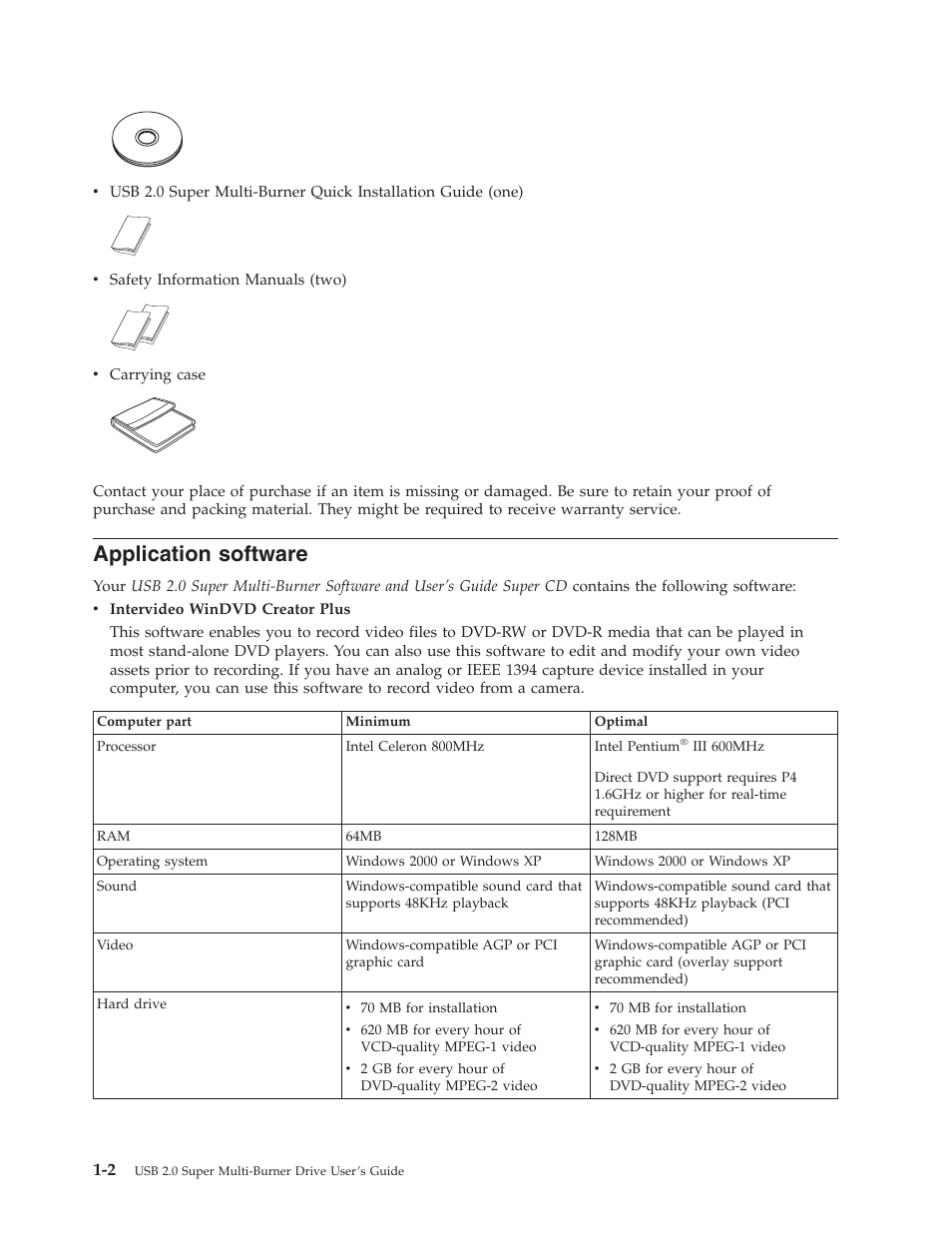 Application software, Application, Software | Lenovo 40Y8699 User Manual | Page 16 / 72