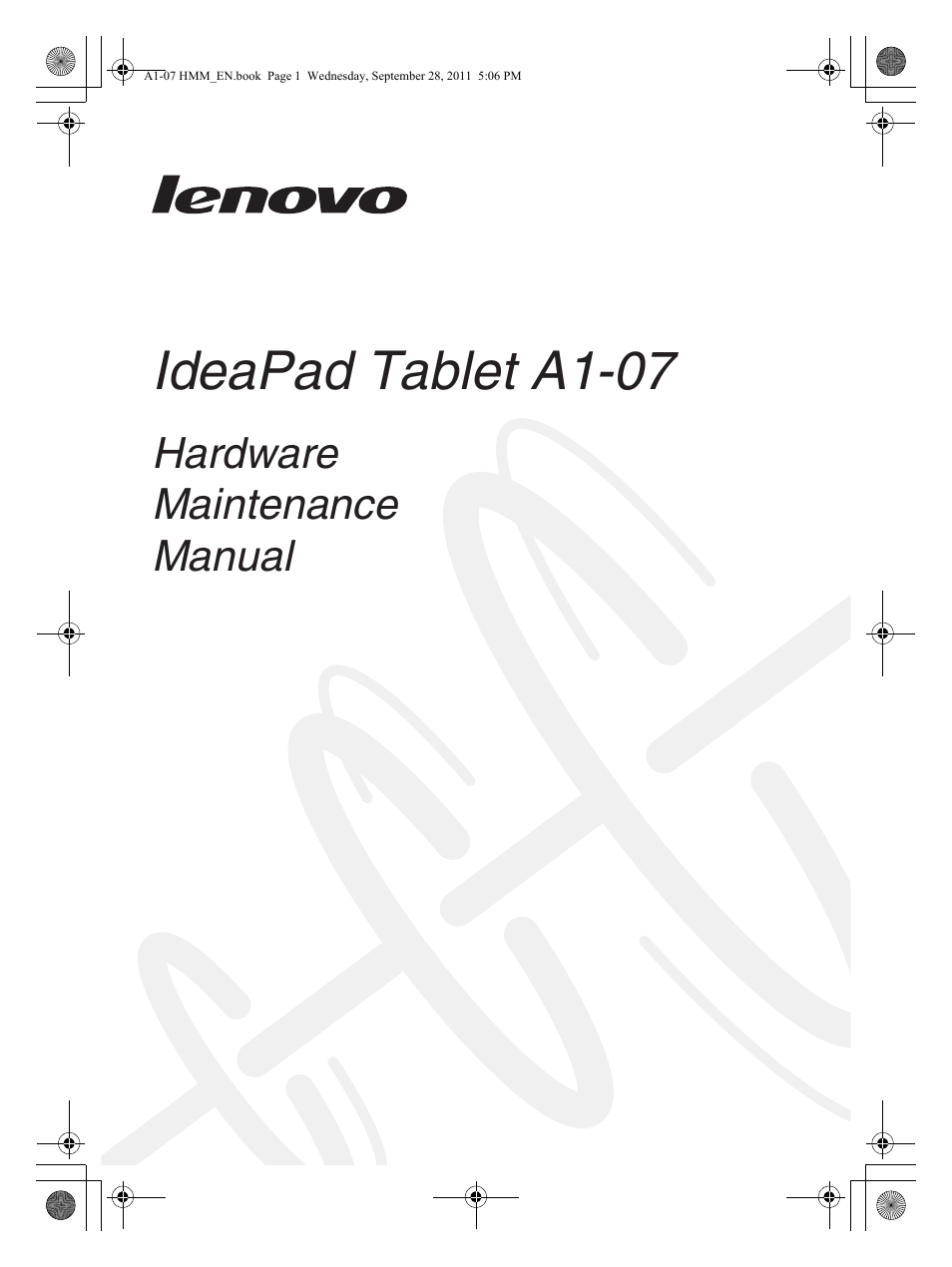 Lenovo A1-07 User Manual | 50 pages
