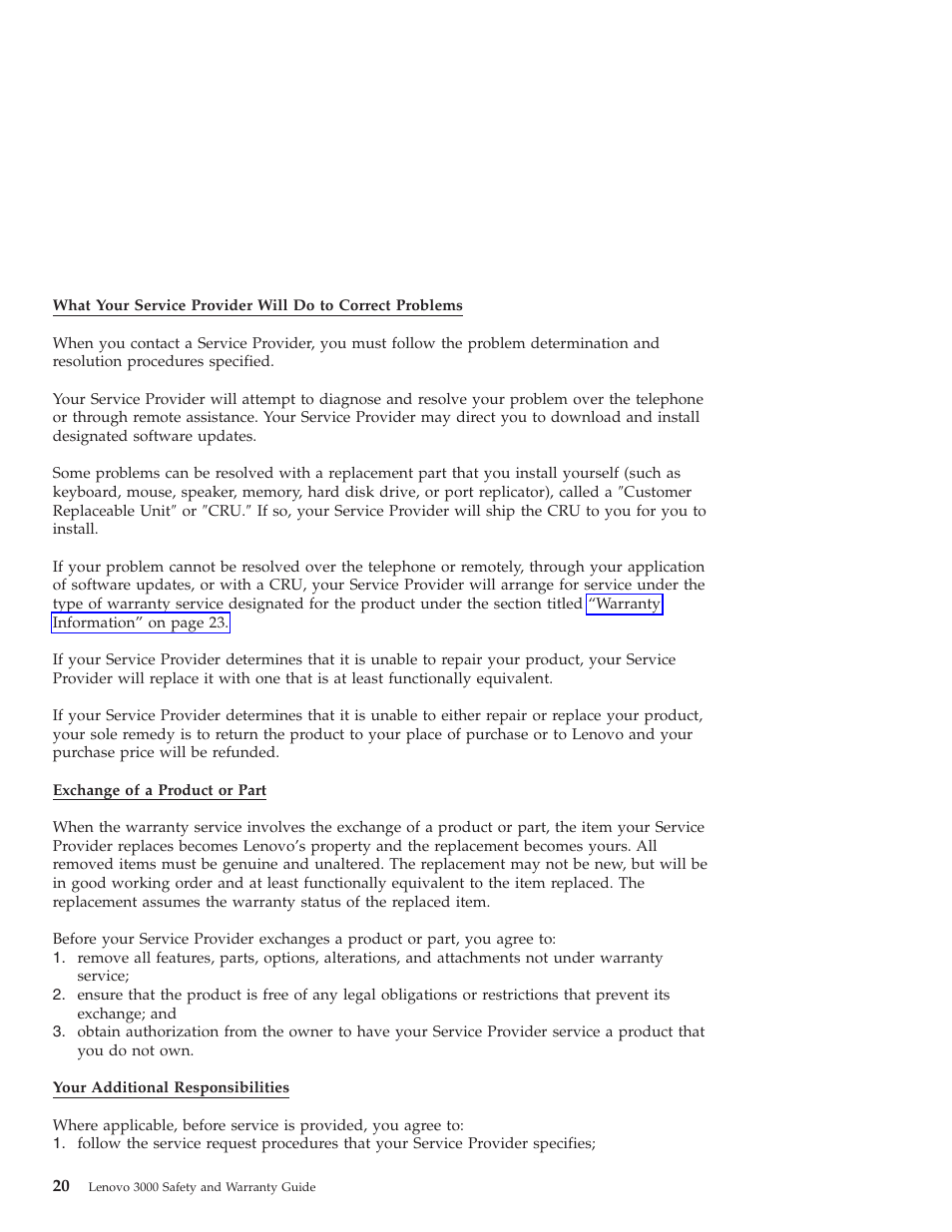 Lenovo 3000 User Manual | Page 30 / 38