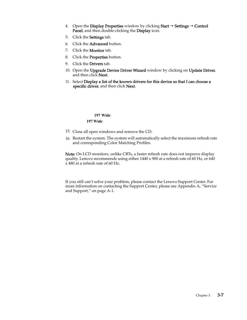 Getting further help | Lenovo L197 User Manual | Page 24 / 32