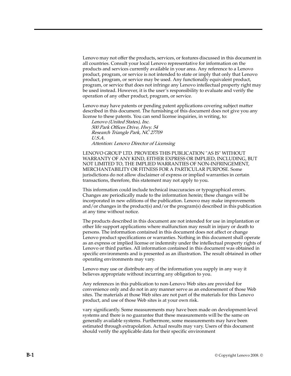 Appendix b. notices | Lenovo L197 User Manual | Page 31 / 32