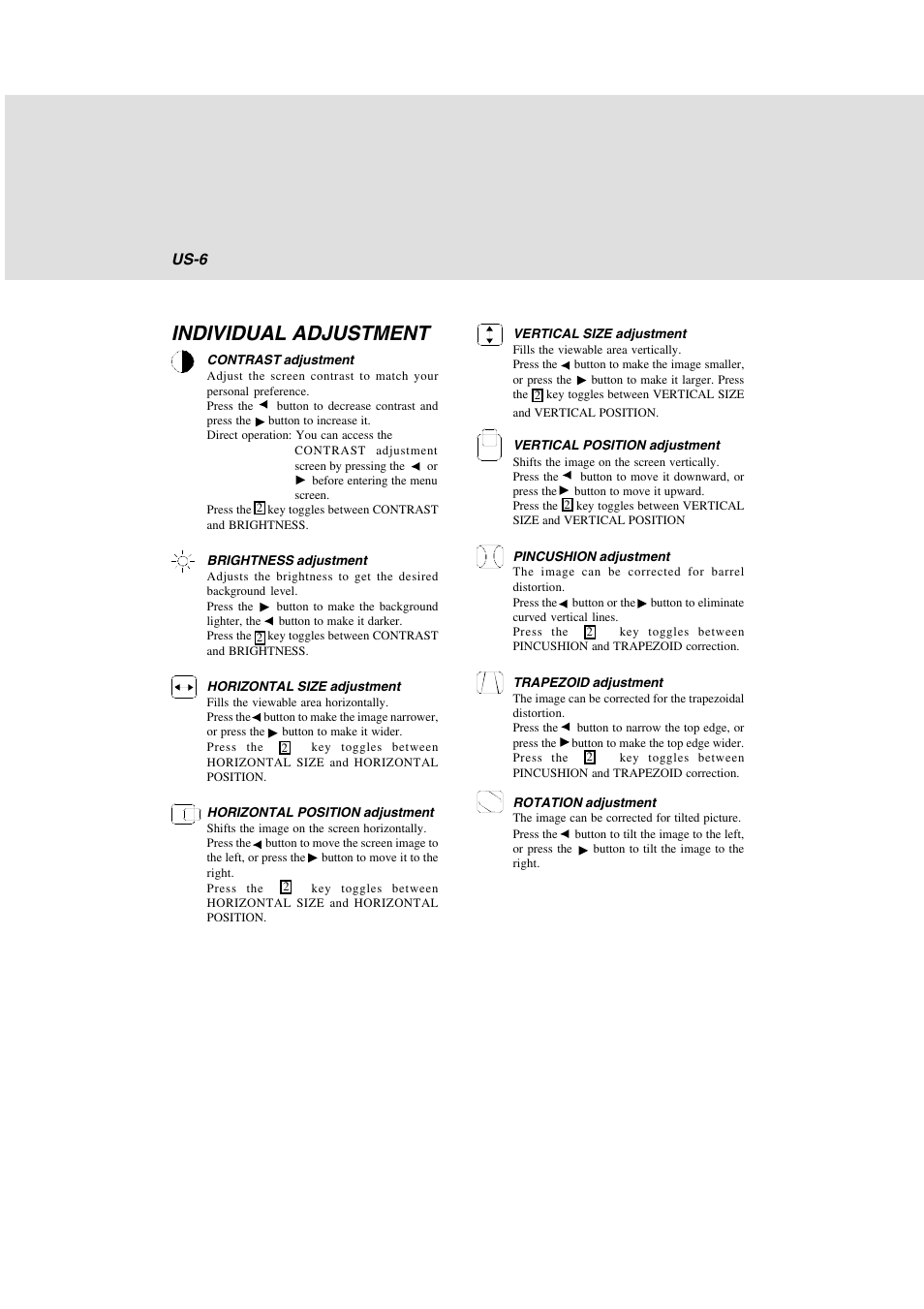 Individual adjustment | Lenovo E74 User Manual | Page 14 / 19