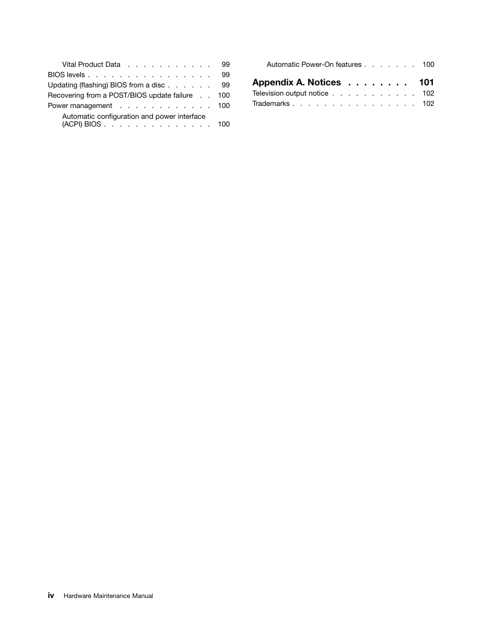 Appendix a. notices | Lenovo 3980 User Manual | Page 6 / 110
