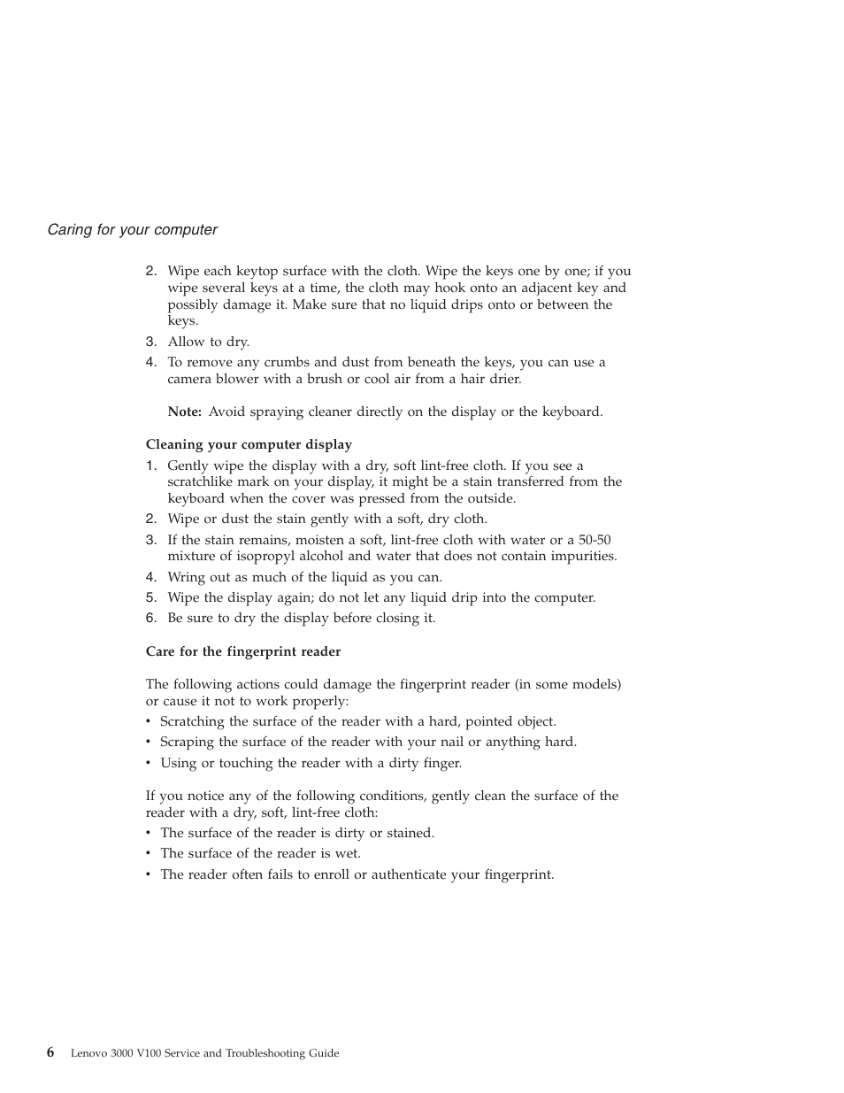 Lenovo NONE FOUND 3000 V100 User Manual | Page 14 / 66
