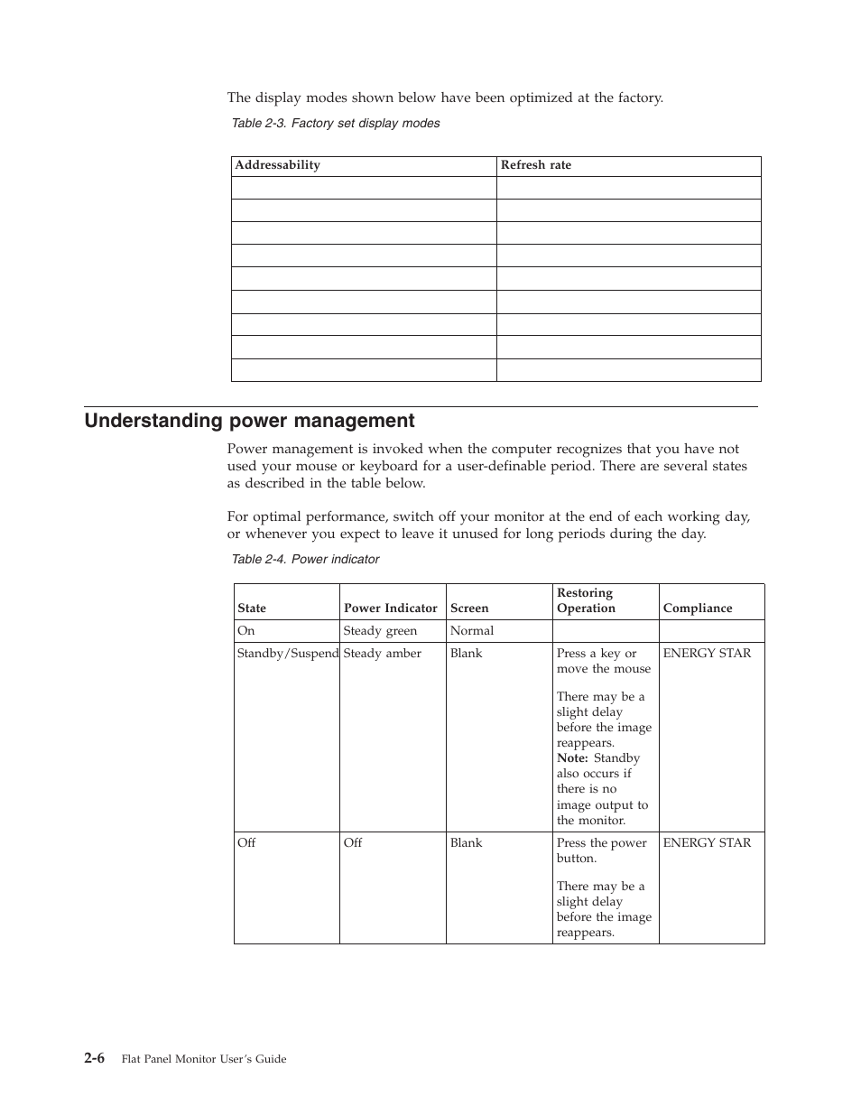 Understanding power management, Understanding, Power | Management | Lenovo L1900P User Manual | Page 17 / 31