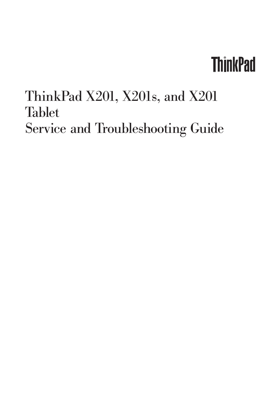 Lenovo THINKPAD X201S User Manual | 44 pages