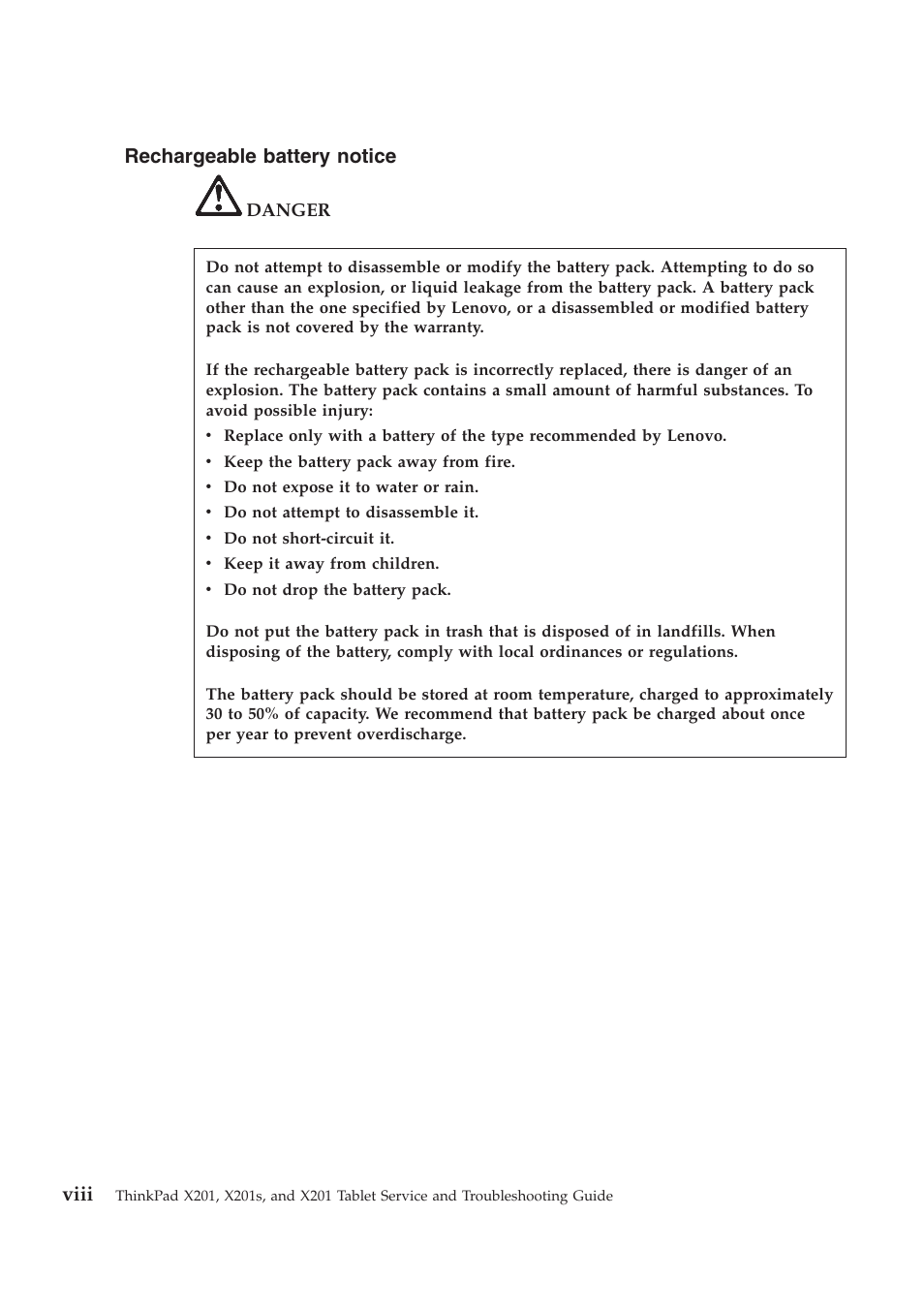 Lenovo THINKPAD X201S User Manual | Page 8 / 44